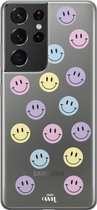 xoxo Wildhearts case voor Smiley Colors - Samsung Transparant Case