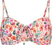 Meadow Mood beugel bikinitop Bloemenprint, Roze, Groen maat 38B (75B)