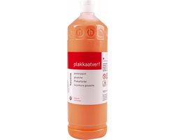 Plakkaatverf Heutink oranje - flacon à 1000ml