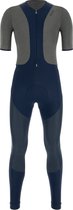 Santini Fietsbroek lang met bretels Blauw Heren - Vega Extreme Bib-Tights Nautica Blue - L