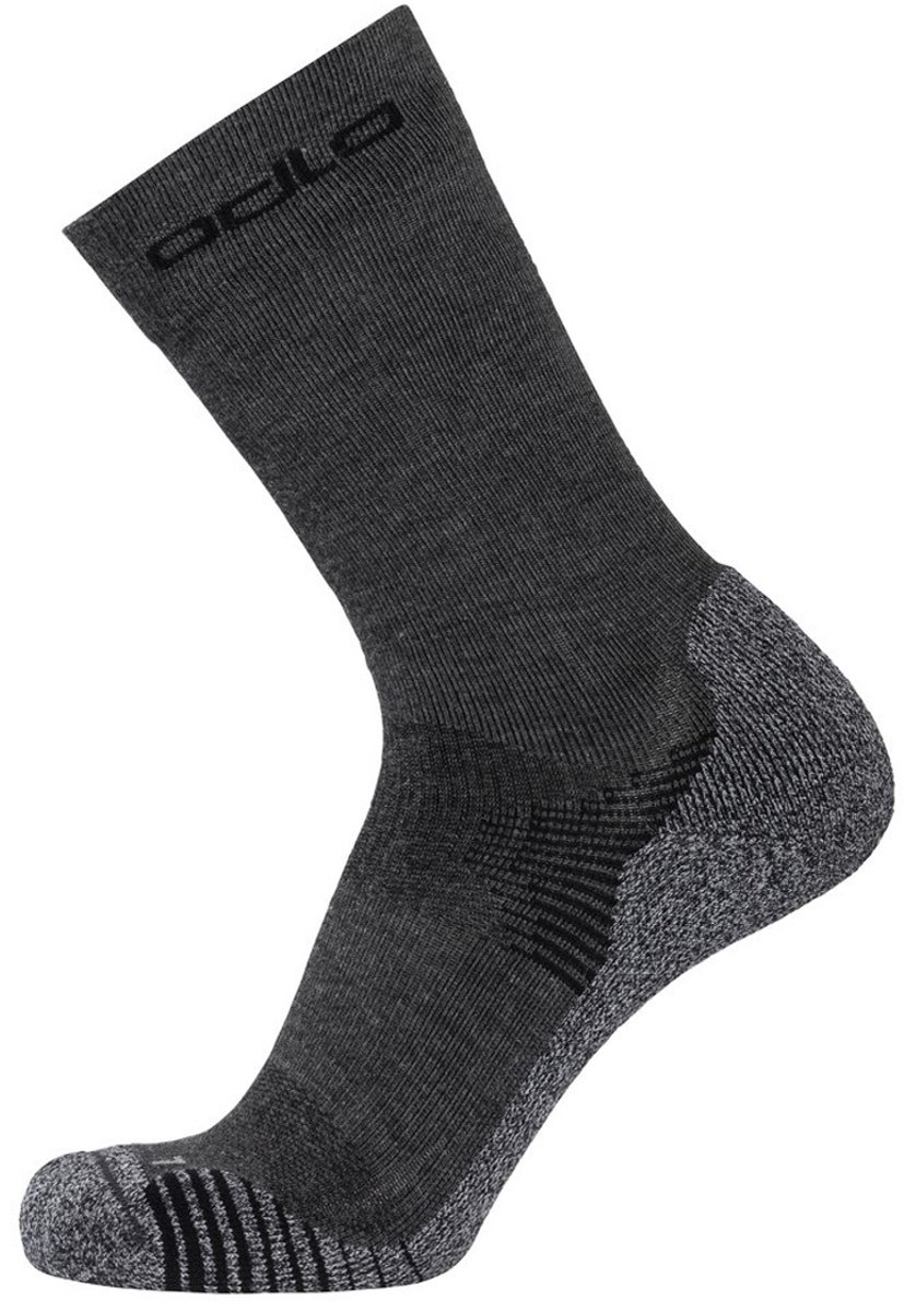 Odlo Ceramicool Crew Sock - Grijs - maat 36-38