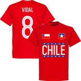 Chili Vidal Team T-Shirt  - Rood - XXXXL