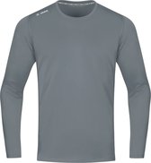 Jako Run 2.0 Running Longsleeve Dames - Steengrijs