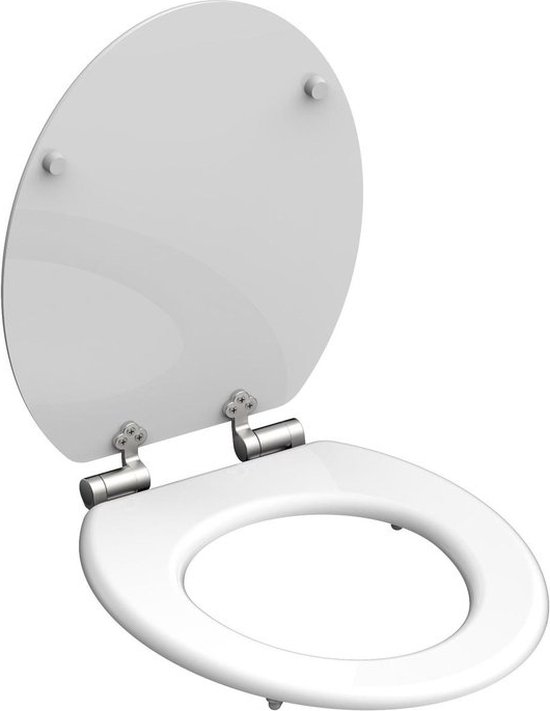 SCHÜTTE WC-Bril 80101 SPIRIT WHITE - MDF-Hout - Soft Close - Verchroomde  Scharnieren -... | bol.com