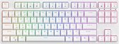 Royal Kludge RK87 Mechanisch Toetsenbord - Gaming Keyboard - Wit - RGB - Wired & Wireless - Hot Swappable TKL - TRI-MODE - 2.4GHZ - Bluetooth - Type-C - Blue Switches - 3/5 Pin - G