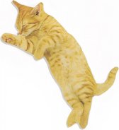 nagelvijl kattenvorm 12,5 x 5,5 cm geel