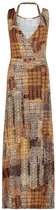 Tramontana Jurk Halter Textural Print L