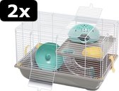 2x HAMSTERKOOI CRICETI 9 TAUPE/MINT