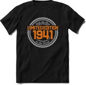 1941 Limited Edition | Feest Kado T-Shirt Heren - Dames | Zilver - Goud | Perfect Verjaardag Cadeau Shirt | Grappige Spreuken - Zinnen - Teksten | Maat XXL