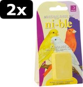 2x NI-BLE MINERALENBLOK KANARIE GEEL