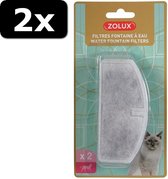 2x FILTER ZOLUX DRINKFONTEIN 2ST