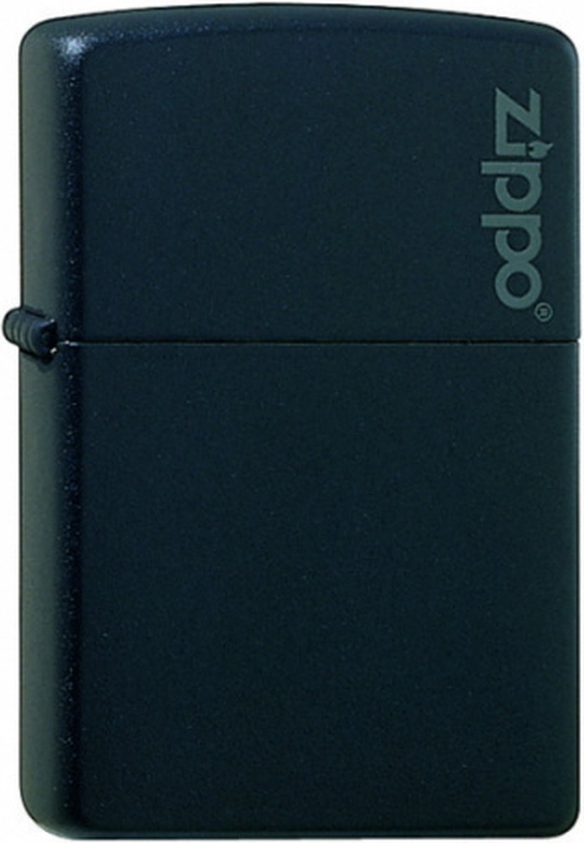 Goedkoopste Aansteker Zippo Black Matte with Logo