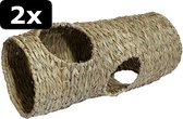 2x WOVEN JUMBO PLAY TUNNEL