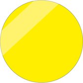 Blanco gele glans sticker, beschrijfbaar 300 mm