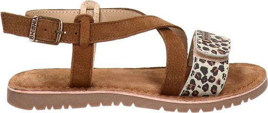 Vingino Eveline meisjes sandaal - Cognac - Maat 38 | bol.com