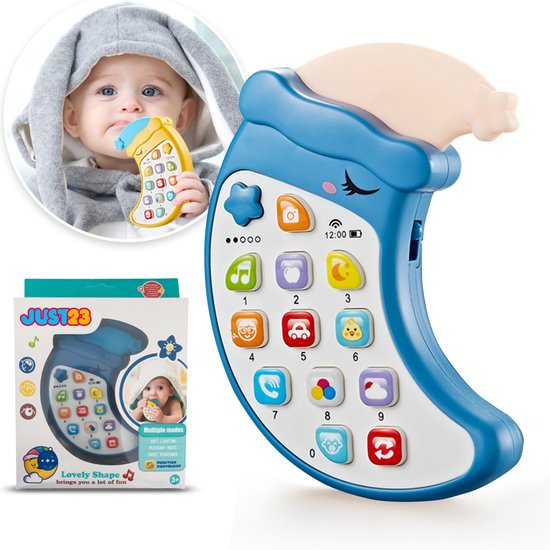 JUST23 Baby Speelgoed Telefoon – Educatief Speelgoed - Baby GSM –  Kindertelefoon –... | bol.com