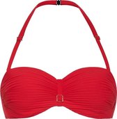 CYELL Dames Bandeau Bikinitop Voorgevormd met Beugel Rood -  Maat 85E