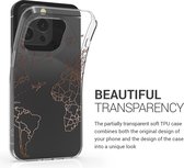 kwmobile telefoonhoesje voor Apple iPhone 13 Pro - Hoesje voor smartphone - Travel Vliegtuig design