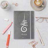 Planjeweek.nl | A5 dagplanner Mandala planboekje met ringband - een praktische & uitgebreide dagplanner o.a. bij burn-out | Planner ideaal bij ADHD en burn-out | Plan jouw tijd & energie per kwartier!