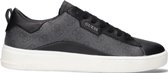Guess Verona Lage sneakers - Leren Sneaker - Heren - Zwart - Maat 44