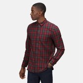 Het Regatta Lance shirt - outdoorshirt - heren - katoen - Coolweave - rood