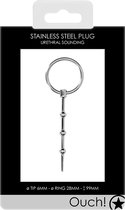 Urethral Sounding - Metal Plug - Urethral Toys silver