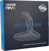 REVO INTENSE Waterproof Rotating Prostate Massager - Black - Butt Plugs & Anal Dildos black