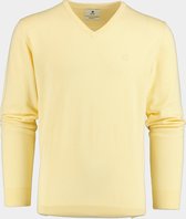 Bos Bright Blue Pullover Geel Vince V-neck Pullover Flat Kn 22105VI01BO/410 soft yellow