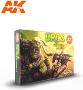 AK interactive AK 11600- Orcs And Green Creatures - 6 x 17 ml