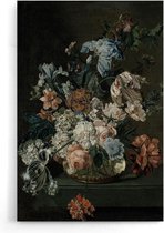Walljar - Van der Mijn - Stilleven met Bloemen - Muurdecoratie - Poster
