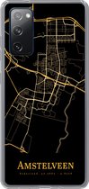 Geschikt voor Samsung Galaxy S20 FE hoesje - Amstelveen - Stadskaart - Goud - Siliconen Telefoonhoesje