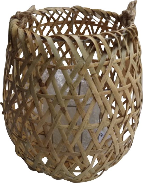 Bamboe Windlicht (28 cm)