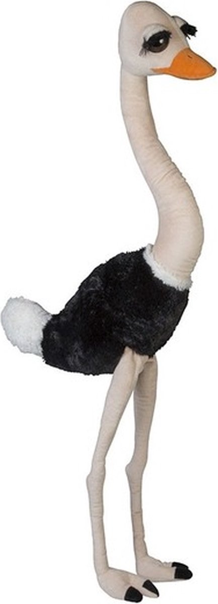 Nature Planet Knuffel Struisvogel - 100 cm - Zacht - Safari - Afrika - Knuffeldier - pluche