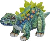 Pluche gekleurde stegosaurus knuffel 30 cm - Stegosaurus dino knuffels - Speelgoed voor baby/kinderen