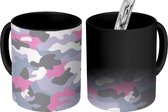 Magische Mok - Foto op Warmte Mokken - Koffiemok - Pastel - Camouflage - Patronen - Magic Mok - Beker - 350 ML - Theemok