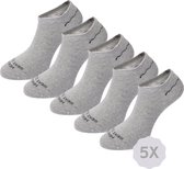 Healthy Seas Socks - 5-pack Duurzame Sneakersokken - Grijs - Asp - Maat 36 - 40