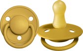 Bibs Lux Latex Mustard 0-6 mnd Fopspeen 1110254C