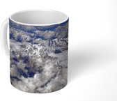 Mok - De Aletschgletsjer in Zwitserland vanuit de lucht - 350 ML - Beker - Uitdeelcadeautjes