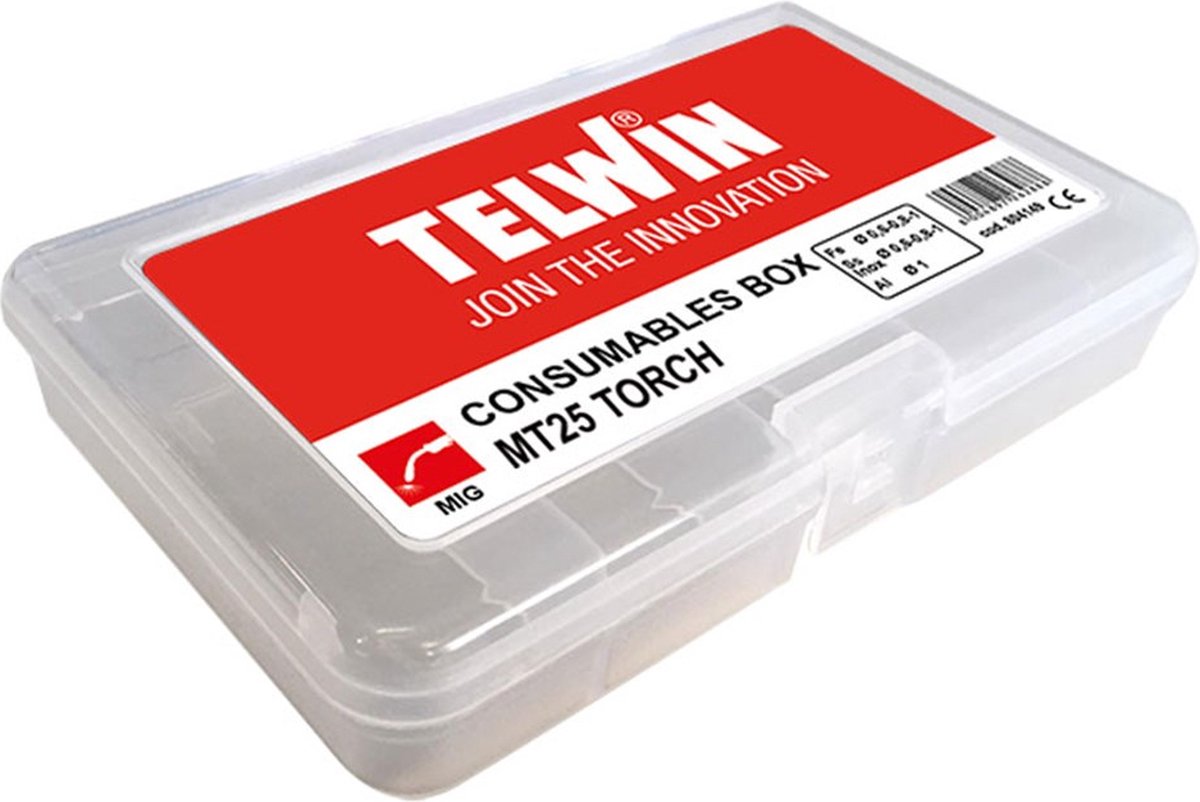 TELWIN - Set verbruiksartikelen MIG/Mag-toorts - CONSUMABLES BOX FOR MIG TORCH MT25