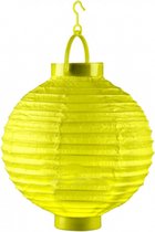 Lantaarn papier 20cm geel