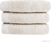 Bol.com HOOMstyle Handdoekenset Opruim ACTIE - 650grs Soft Cotton - 70x140cm - Crème - 3 stuks aanbieding