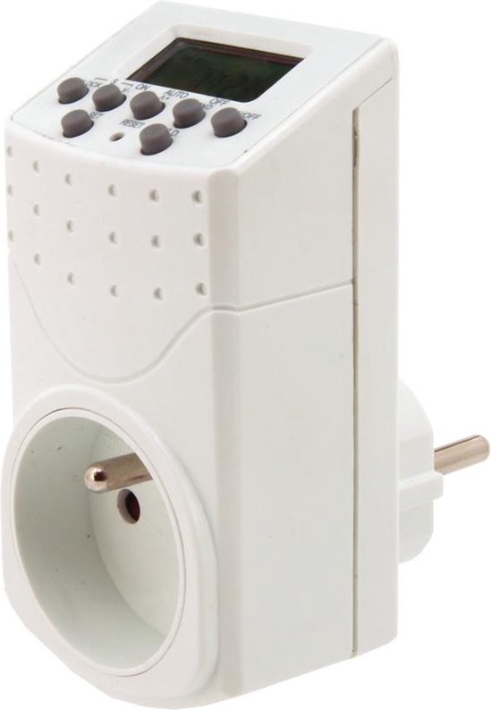 Profile Tijdschakelaar Digitale Schakelklok 20 Programma's 2000W