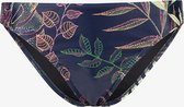 Osaga dames bikinibroekje bloemenprint - Blauw - Maat XL