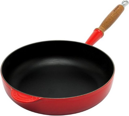 LE CREUSET - Gietijzer - Sauteerpan 28cm Rood