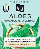 Aa - Aloe Vera 100% Aloe Extract Day-Night Regenerating And Strengthening Cream 50Ml