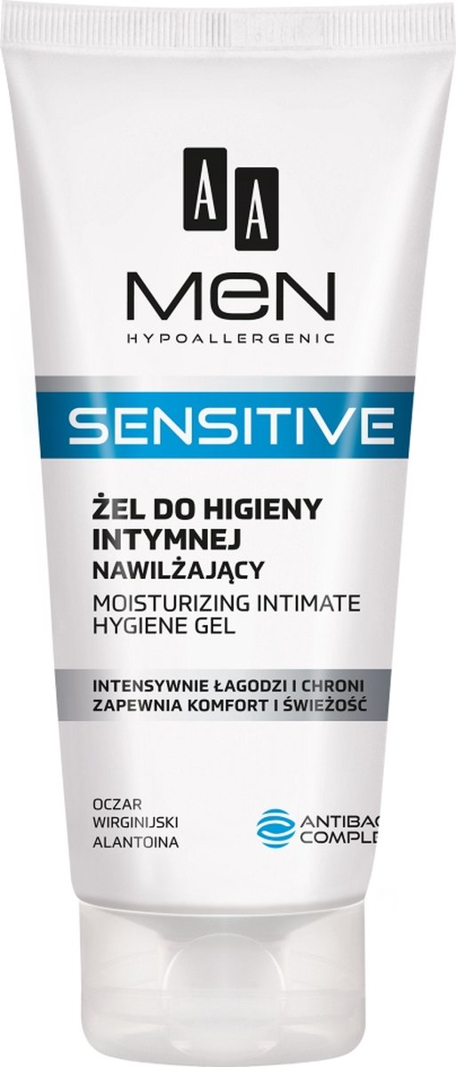 Aa - Men Sensitive Moisturizing Intimate Hygiene Gel Gel For Intimate Hygiene 200Ml