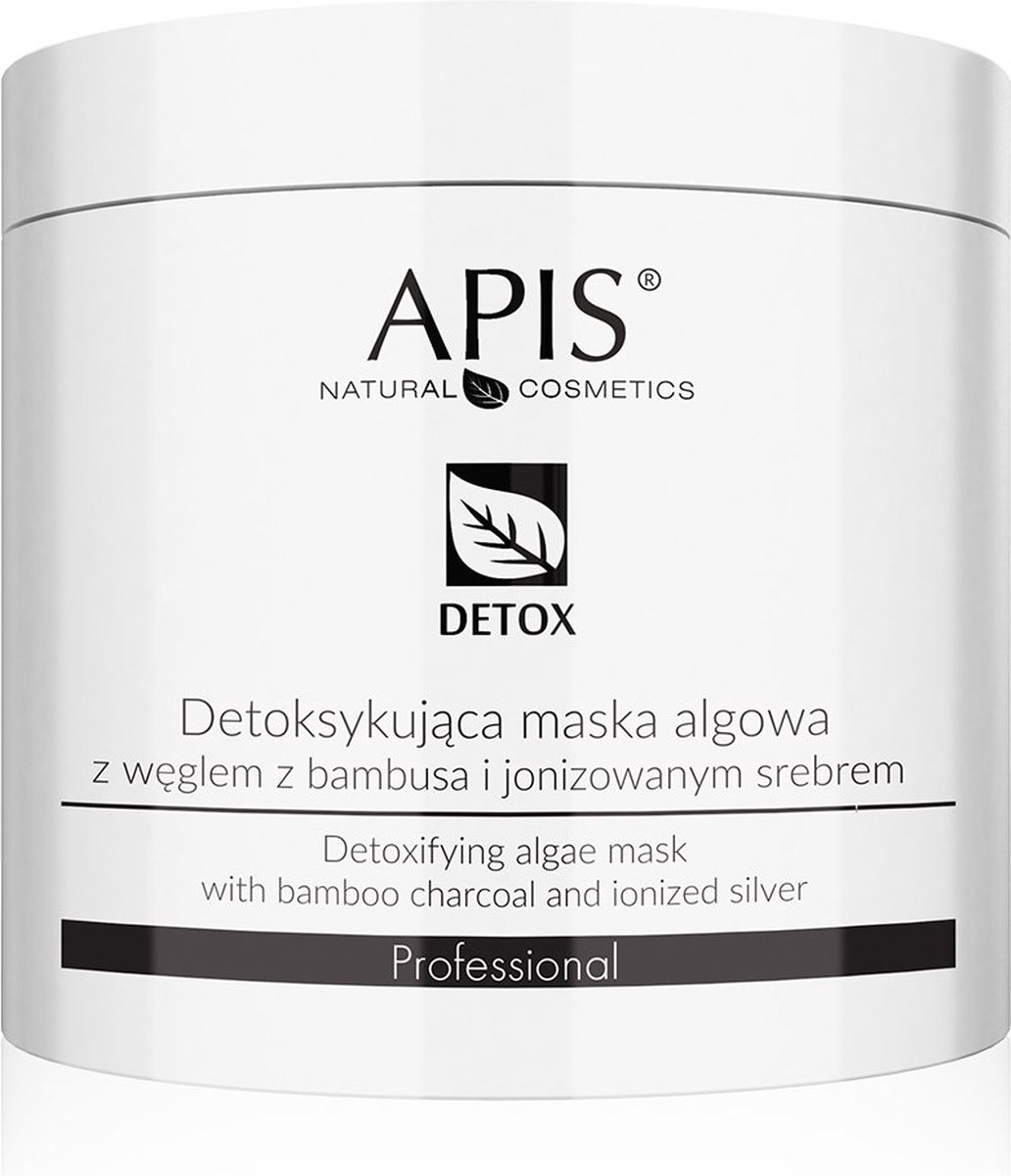 Detox Detoxifying Algae Mask met Bamboe Houtskool en Geïoniseerd Zilver 200g