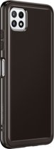 Samsung Galaxy A22 5G Soft Clear Cover mobiele telefoon behuizingen 16,8 cm (6.6") Hoes Zwart, Transparant