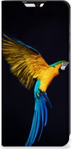 Telefoontas Geschikt voor Samsung Galaxy A33 5G Smart Cover Hoesje Papegaai