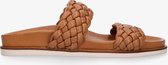 Tango | Cleo 1-c camel puffy footbed sandal - matching sole | Maat: 41